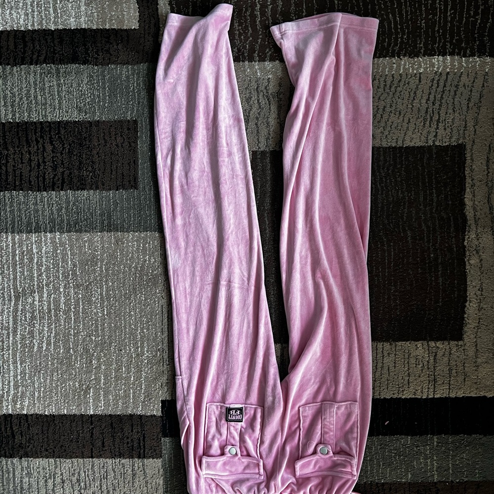 Pink Boot Cut Flare Pants - Picture 2 of 2
